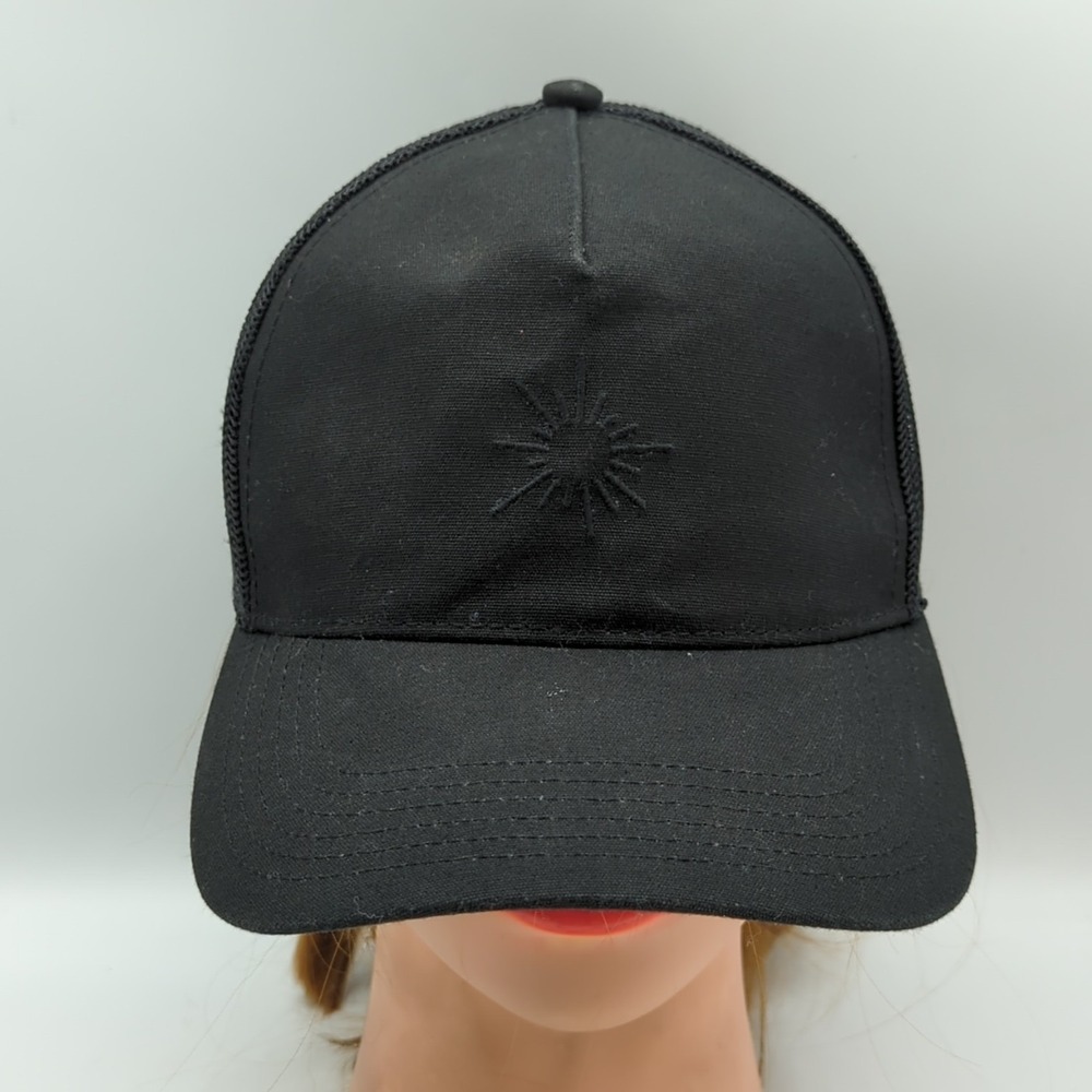 Offline By Aerie Hat Cap Black Snapback Mesh Back One Size Adjustable